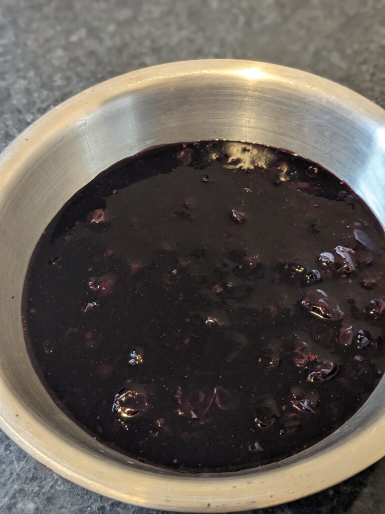 blueberry sauce