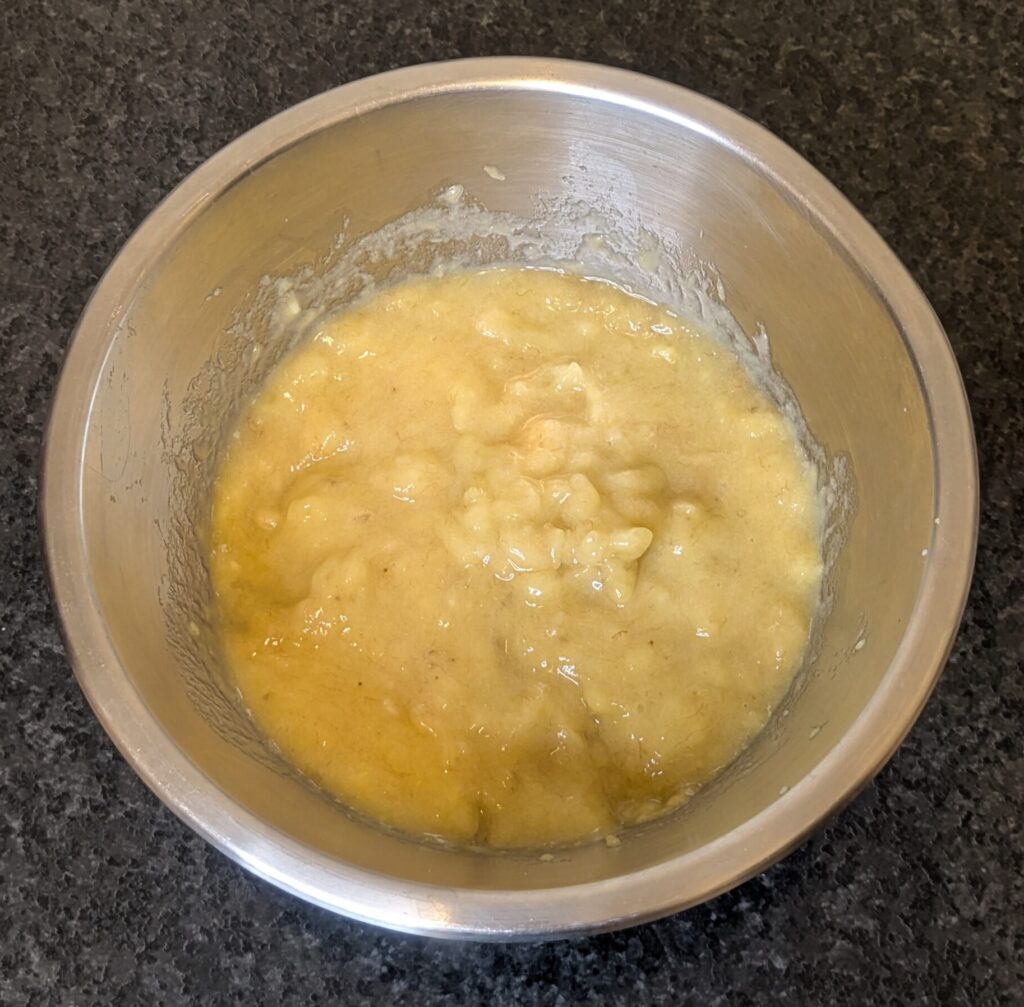 mashed banana