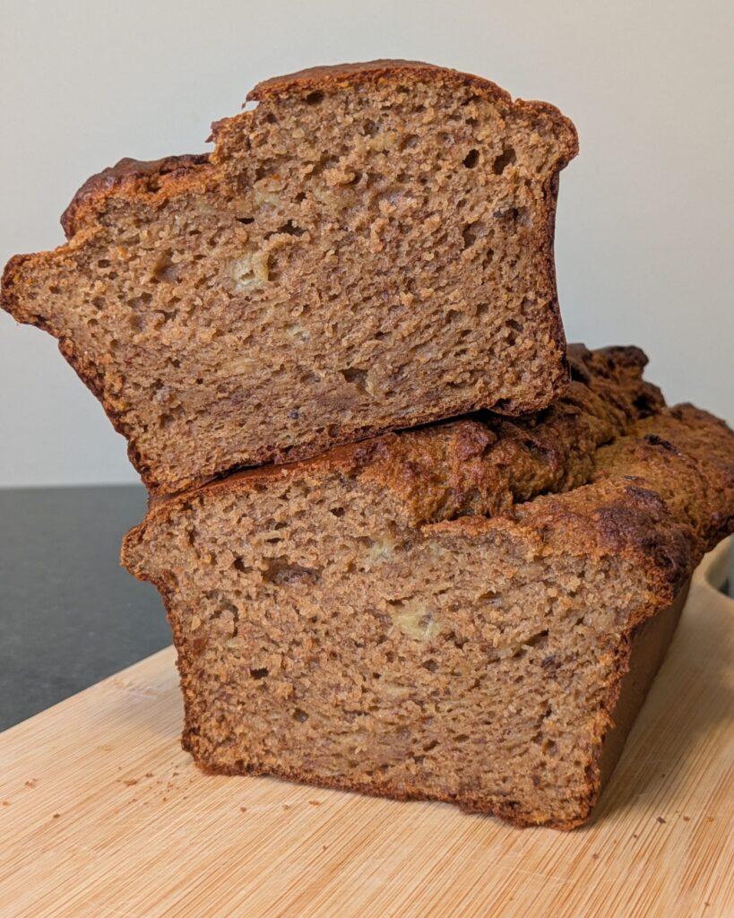 BANANA CINNAMON PROTEIN BREAD