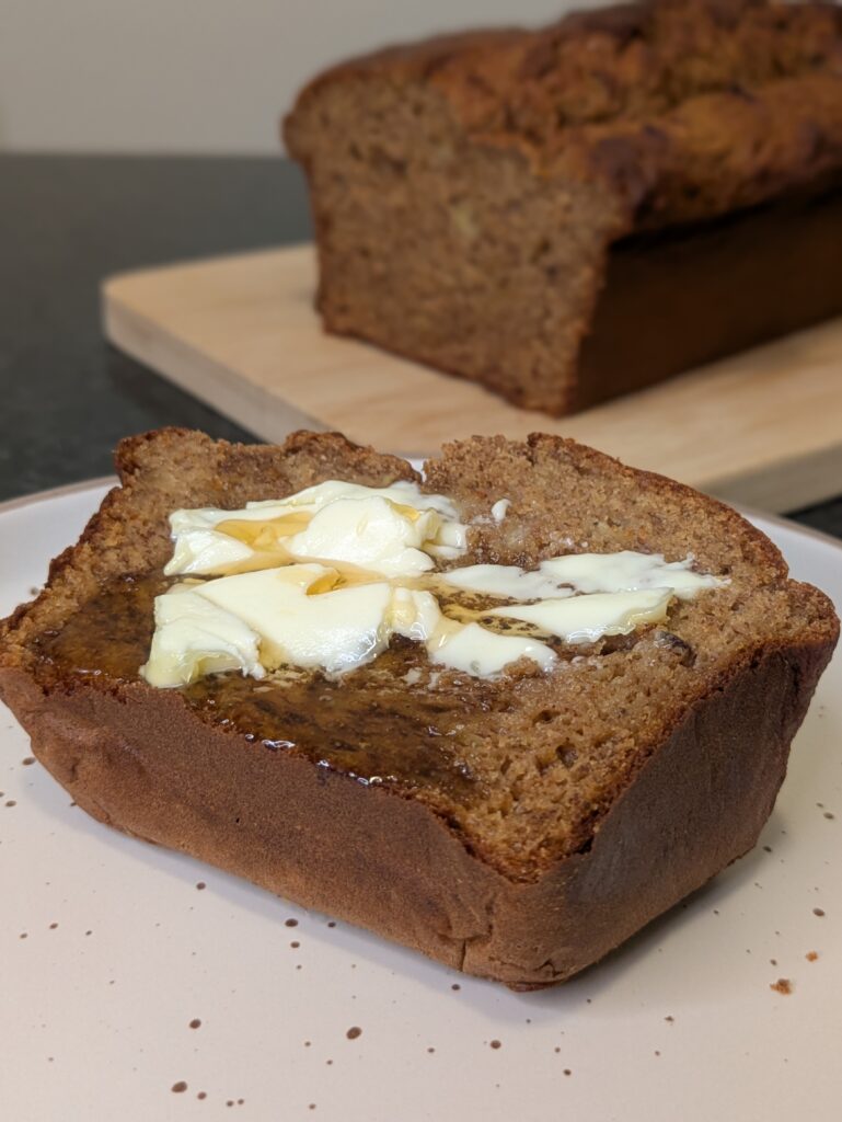 BANANA CINNAMON PROTEIN BREAD